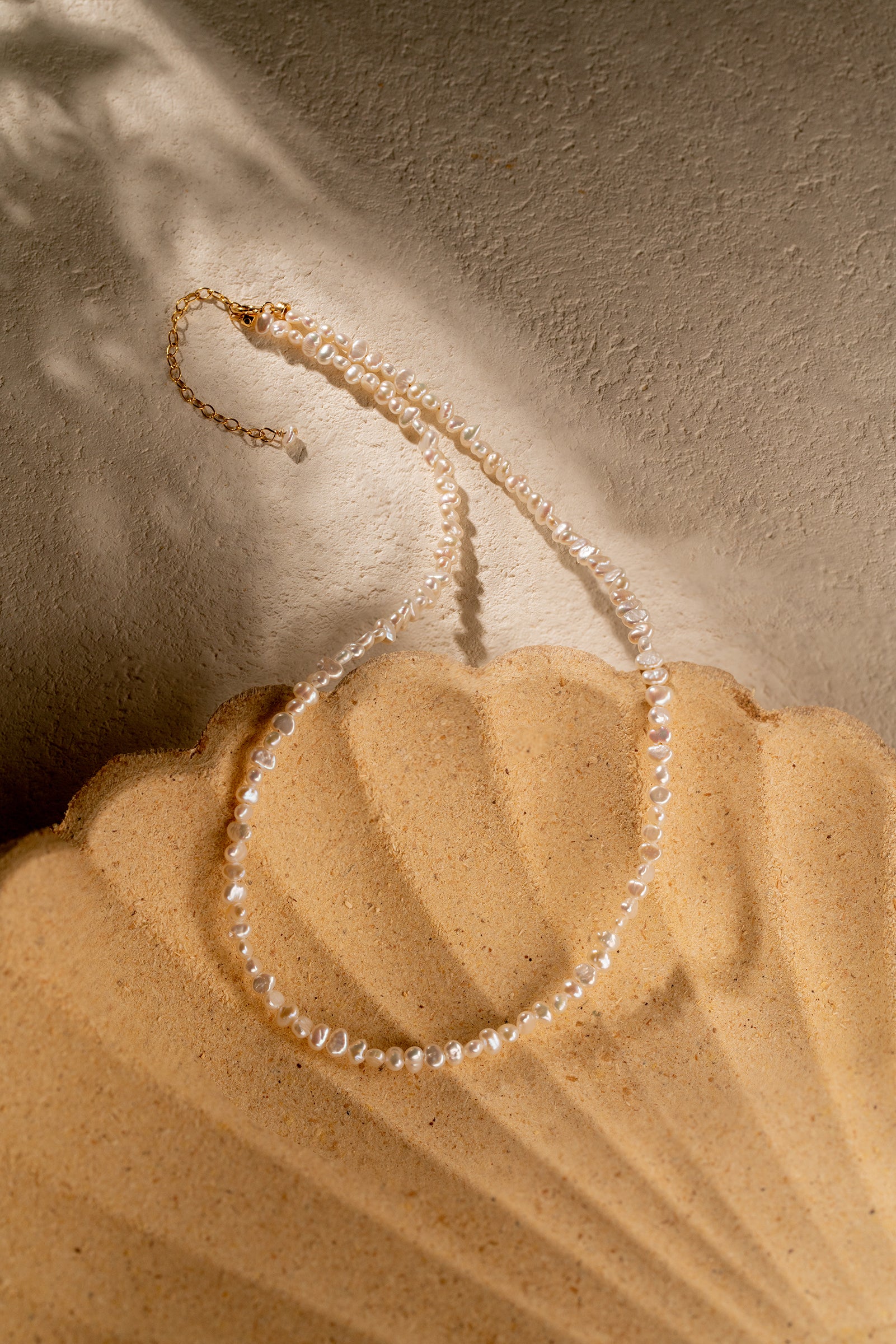 アクセサリー sCenes Special Small Keshi Necklece The Keshi Pearl Necklace | Yellow, Rose or Sterling Silver