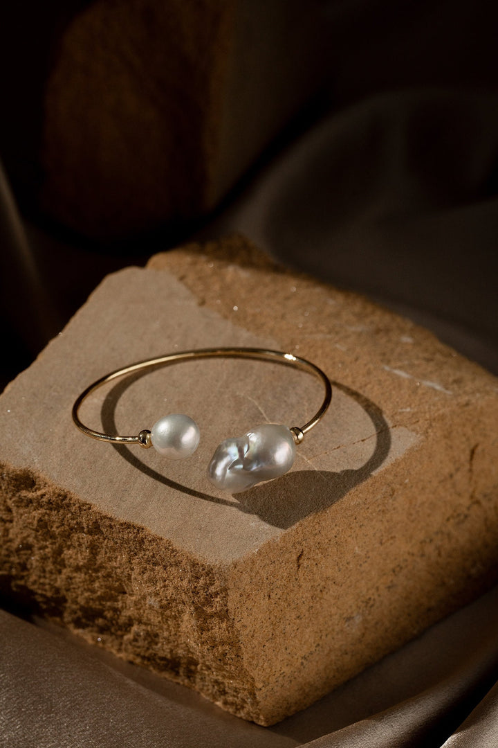 Baroque Pearl Bangle