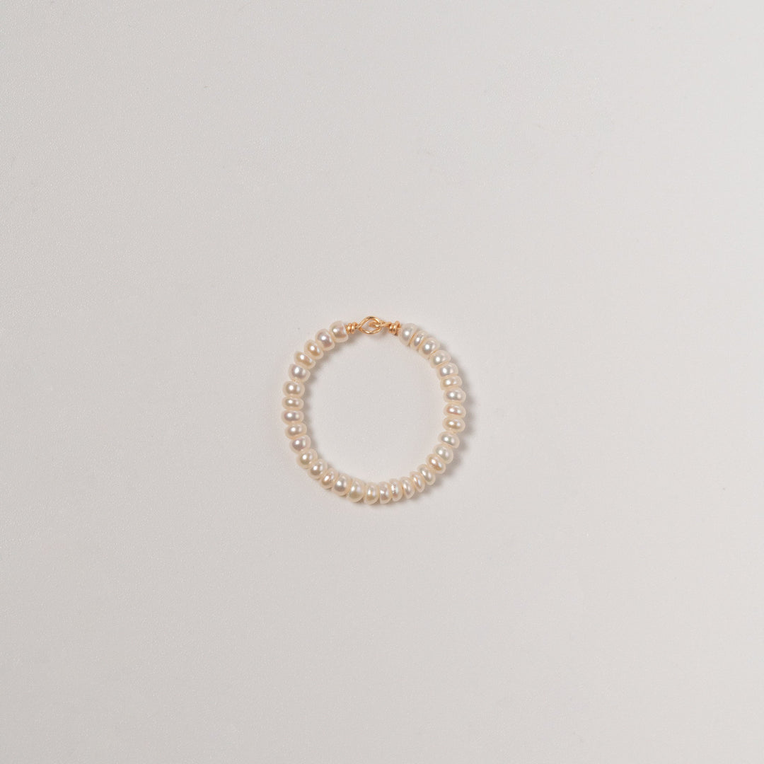 Small Keshi Pearl Stack Ring