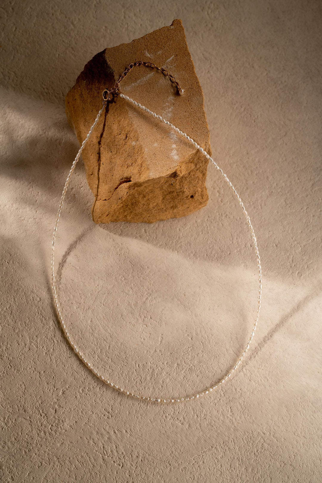 Dainty Keshi Pearl Choker: Gold-Filled Beaded Necklace