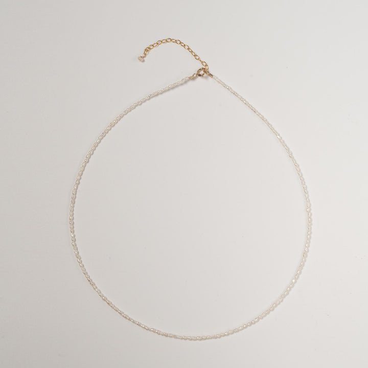 Dainty Keshi Pearl Choker: Gold-Filled Beaded Necklace