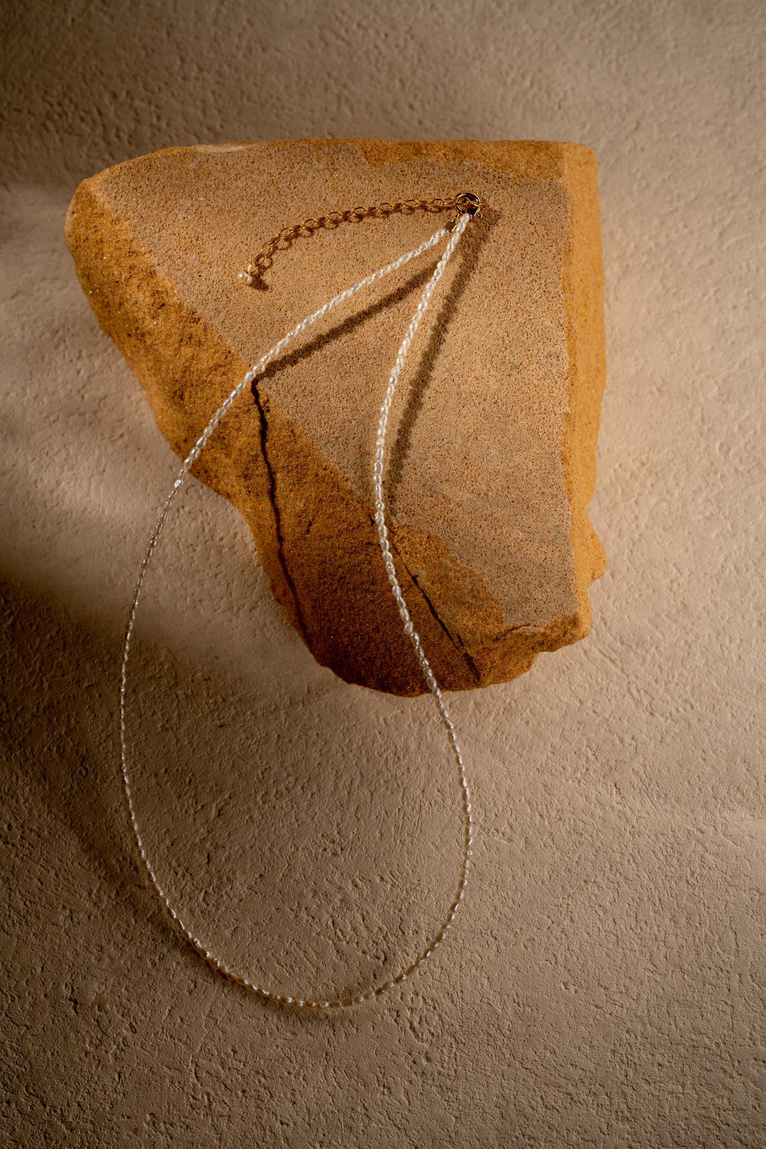 Dainty Keshi Pearl Choker: Gold-Filled Beaded Necklace