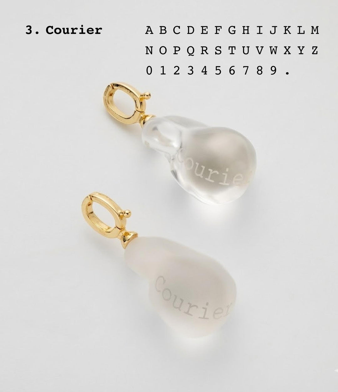Baroque Pearl Shaped Crystal Necklace Pendant, Teardrop Pearl Pendant, Custom Name, Personalized Anniversary Gift, Valentines Gift