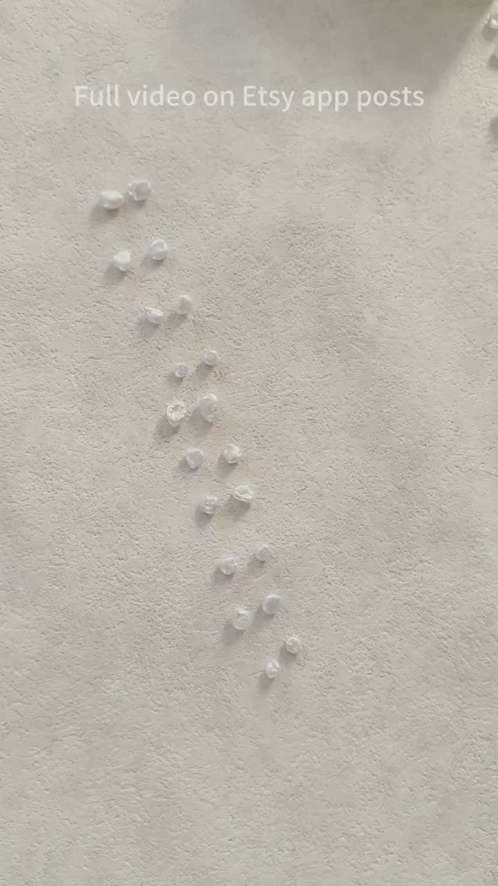 Large Keshi Pearl Earrings: Dainty Sterling Silver Studs